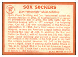 1964 Topps Baseball #182 Carl Yastrzemski Chuck Schilling VG 521026