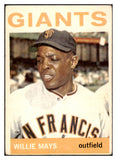 1964 Topps Baseball #150 Willie Mays Giants VG 521030