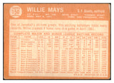 1964 Topps Baseball #150 Willie Mays Giants VG 521030