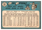 1965 Topps Baseball #260 Don Drysdale Dodgers VG 521033