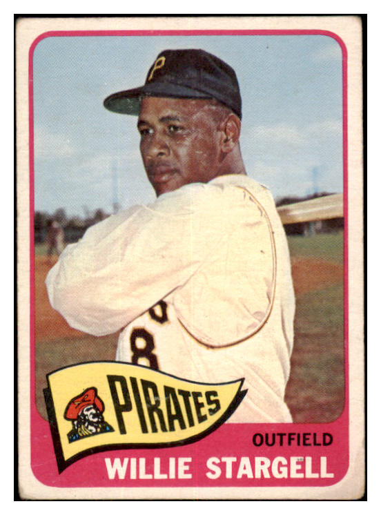 1965 Topps Baseball #377 Willie Stargell Pirates VG 521034