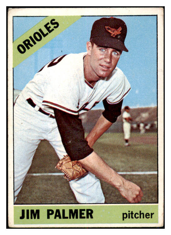 1966 Topps Baseball #126 Jim Palmer Orioles VG 521047