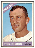 1966 Topps Baseball #028 Phil Niekro Braves EX 521048