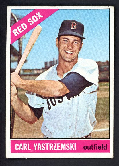 1966 Topps Baseball #070 Carl Yastrzemski Red Sox GD-VG 521053