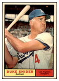 1961 Topps Baseball #443 Duke Snider Dodgers VG-EX 521057