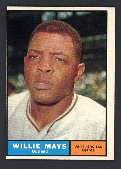 1961 Topps Baseball #150 Willie Mays Giants VG-EX 521061