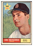 1961 Topps Baseball #287 Carl Yastrzemski Red Sox VG-EX 521070