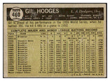 1961 Topps Baseball #460 Gil Hodges Dodgers EX 521073