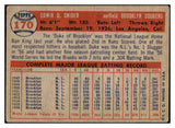 1957 Topps Baseball #170 Duke Snider Dodgers VG-EX 521076