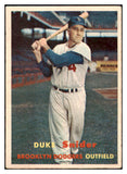 1957 Topps Baseball #170 Duke Snider Dodgers VG 521077