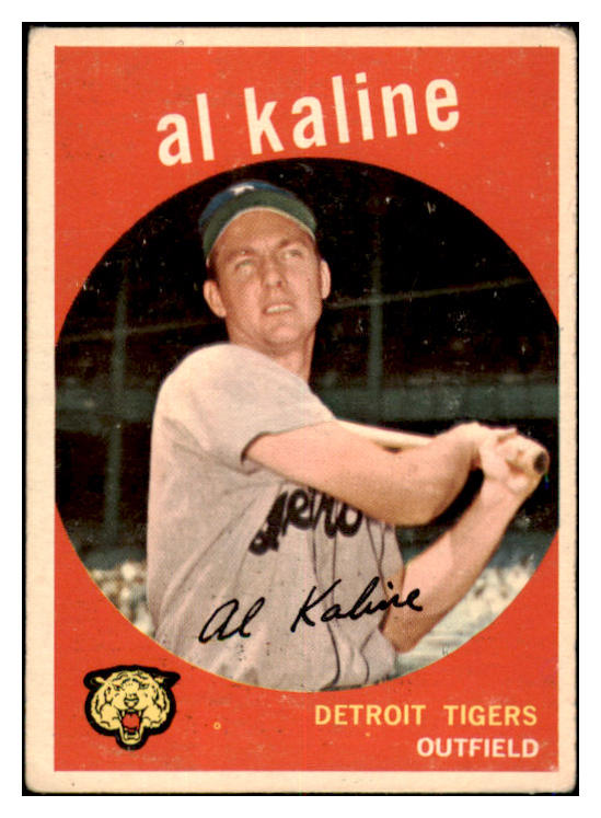 1959 Topps Baseball #360 Al Kaline Tigers VG 521090