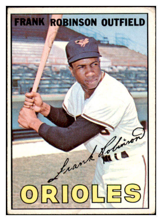 1967 Topps Baseball #100 Frank Robinson Orioles VG 521102