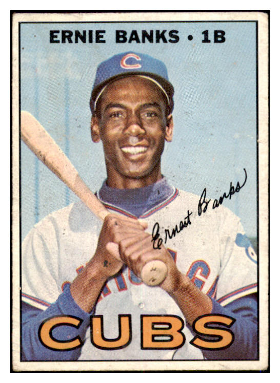 1967 Topps Baseball #215 Ernie Banks Cubs VG 521103