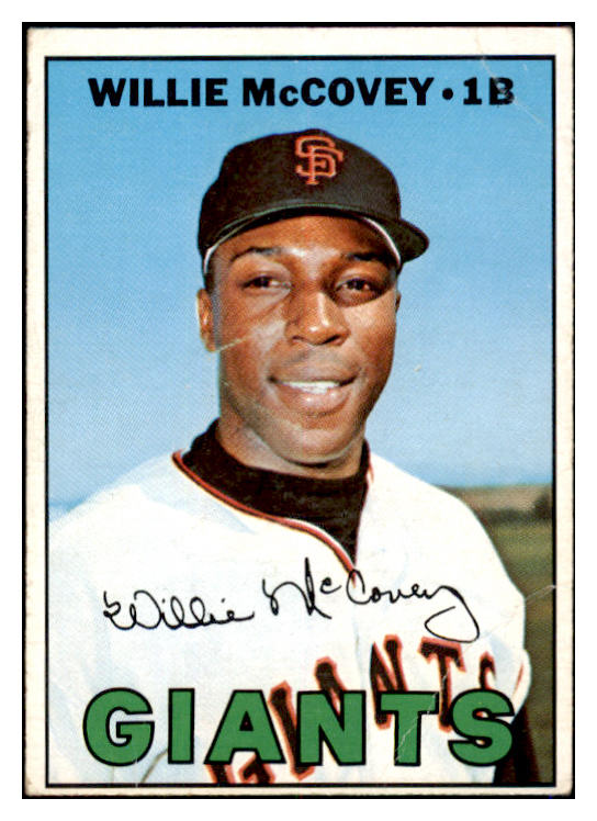 1967 Topps Baseball #480 Willie McCovey Giants VG 521111