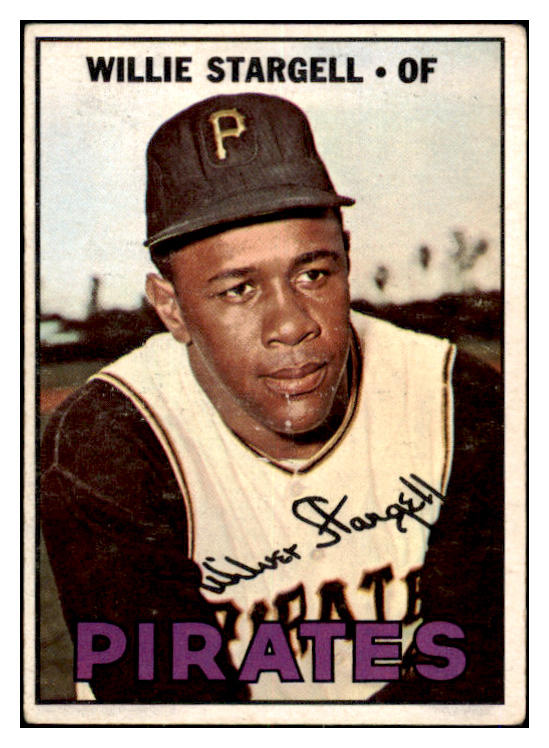 1967 Topps Baseball #140 Willie Stargell Pirates VG 521112