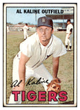 1967 Topps Baseball #030 Al Kaline Tigers VG 521114