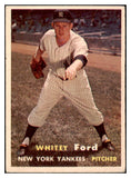 1957 Topps Baseball #025 Whitey Ford Yankees VG-EX 521117