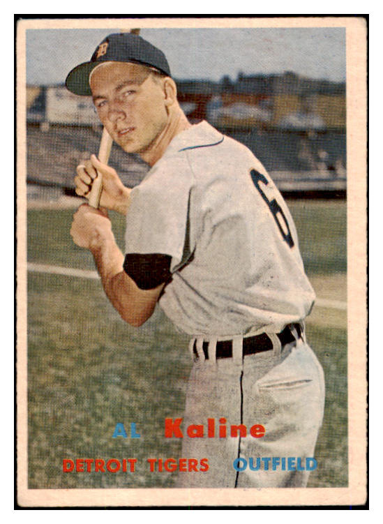 1957 Topps Baseball #125 Al Kaline Tigers VG-EX 521121