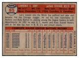 1957 Topps Baseball #085 Larry Doby White Sox VG 521131