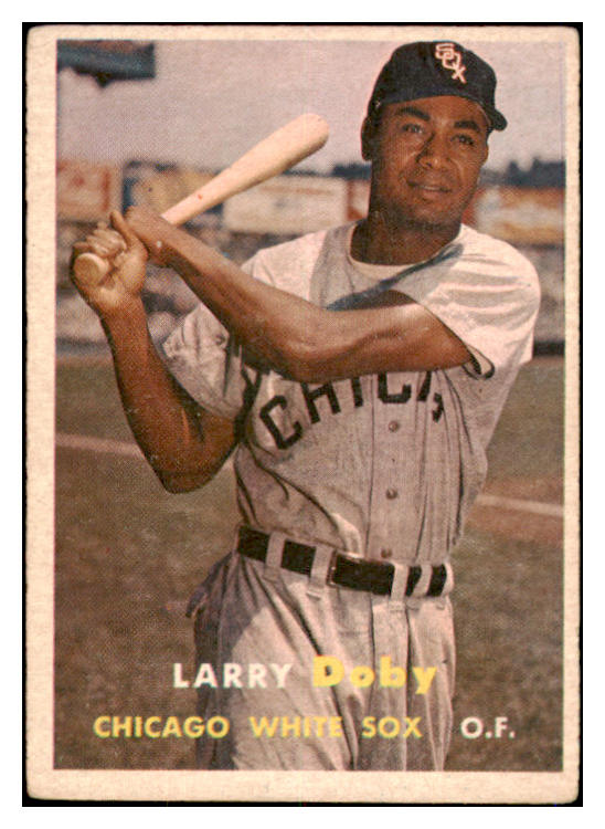 1957 Topps Baseball #085 Larry Doby White Sox VG 521132