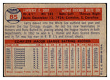 1957 Topps Baseball #085 Larry Doby White Sox VG 521132