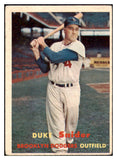 1957 Topps Baseball #170 Duke Snider Dodgers VG 521133