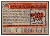 1957 Topps Baseball #125 Al Kaline Tigers EX 521145