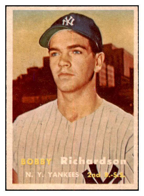 1957 Topps Baseball #286 Bobby Richardson Yankees NR-MT 521146