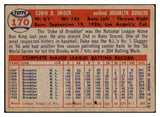 1957 Topps Baseball #170 Duke Snider Dodgers VG-EX 521151