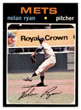 1971 Topps Baseball #513 Nolan Ryan Mets EX+/EX-MT 521153