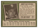 1971 Topps Baseball #026 Bert Blyleven Twins EX-MT 521154