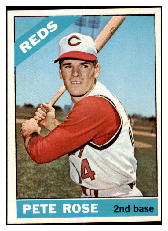 1966 Topps Baseball #030 Pete Rose Reds NR-MT 521161