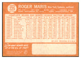 1964 Topps Baseball #225 Roger Maris Yankees NR-MT 521168