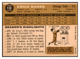 1960 Topps Baseball #010 Ernie Banks Cubs NR-MT 521175