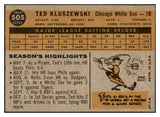 1960 Topps Baseball #505 Ted Kluszewski White Sox EX-MT 521176