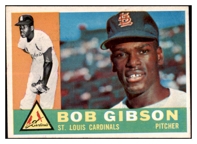 1960 Topps Baseball #073 Bob Gibson Cardinals EX-MT 521178