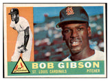 1960 Topps Baseball #073 Bob Gibson Cardinals EX-MT 521178