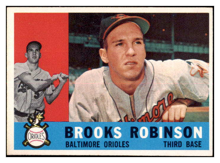 1960 Topps Baseball #028 Brooks Robinson Orioles EX-MT 521180