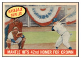 1959 Topps Baseball #461 Mickey Mantle IA Yankees EX-MT 521187