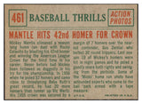 1959 Topps Baseball #461 Mickey Mantle IA Yankees EX-MT 521187