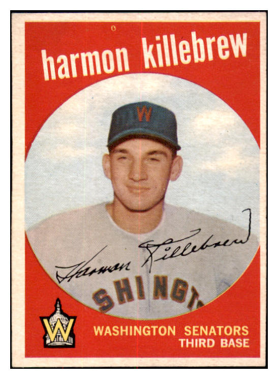 1959 Topps Baseball #515 Harmon Killebrew Senators EX-MT 521192