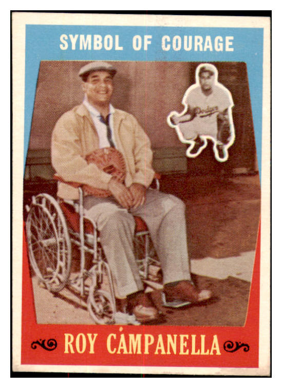 1959 Topps Baseball #550 Roy Campanella Dodgers EX+/EX-MT 521193