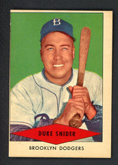 1954 Red Heart Duke Snider Dodgers VG 521229