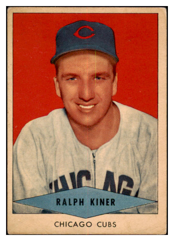 1954 Red Heart Ralph Kiner Cubs VG-EX 521230