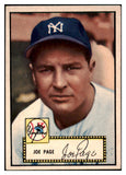 1952 Topps Baseball #048 Joe Page Yankees EX-MT Black Correct 521236