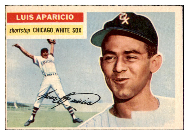 1956 Topps Baseball #292 Luis Aparicio White Sox EX 521246