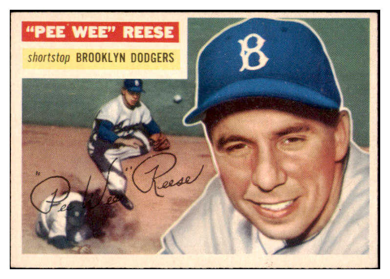 1956 Topps Baseball #260 Pee Wee Reese Dodgers EX-MT 521251