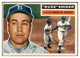 1956 Topps Baseball #150 Duke Snider Dodgers EX-MT Gray 521259