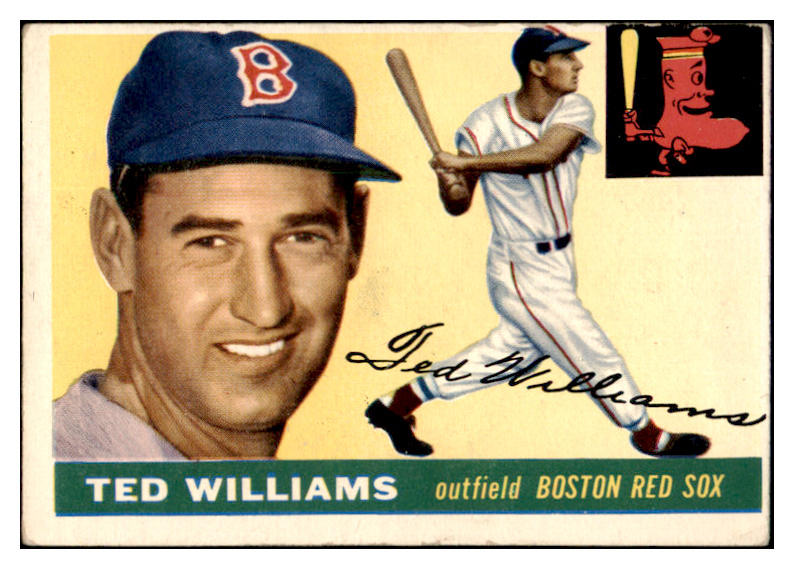 1955 Topps Baseball #002 Ted Williams Red Sox VG/VG-EX 521260