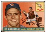 1955 Topps Baseball #177 Jim Robertson A's VG 521261